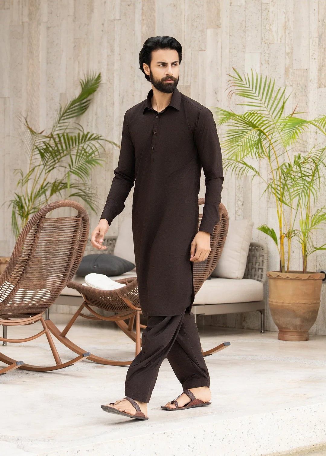Ghumaan by Buraq Mens Pret Kurta Shalwar Wash n Wear Rashk - Casual Collection