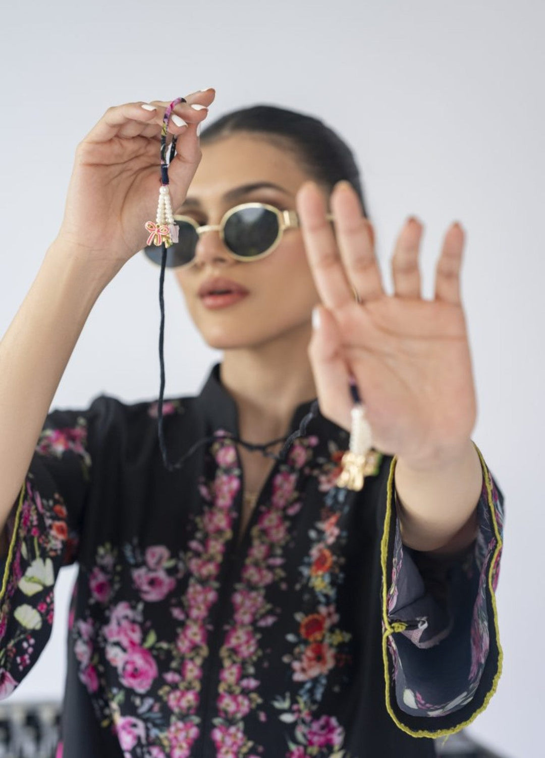 Misaal by Ayesha Somaya Charmed Women Pret Lawn Silk Suits 2 Piece Midnight Muse - Casual Collection