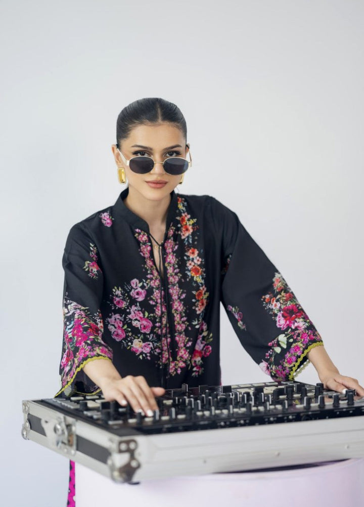 Misaal by Ayesha Somaya Charmed Women Pret Lawn Silk Suits 2 Piece Midnight Muse - Casual Collection