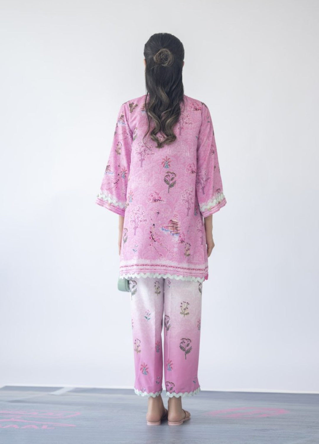 Misaal by Ayesha Somaya Charmed Women Pret Lawn Silk Suits 2 Piece Rose Reverie - Casual Collection