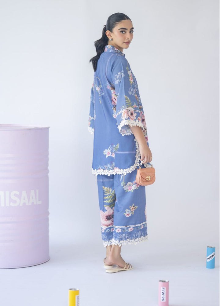 Misaal by Ayesha Somaya Charmed Women Pret Lawn Silk Suits 2 Piece The Flower - Casual Collection