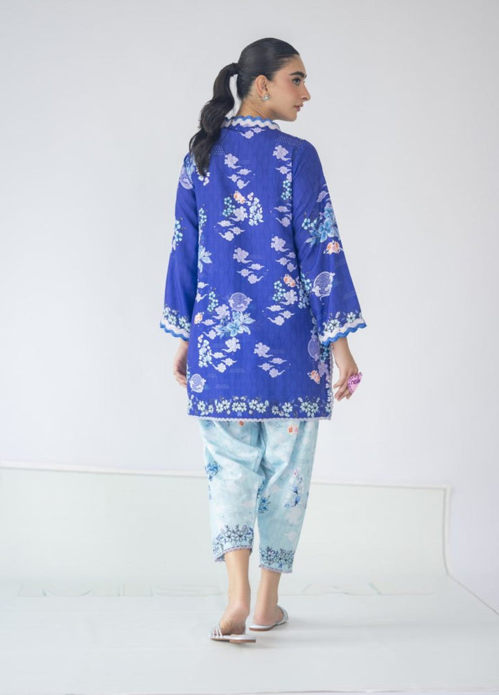 Misaal by Ayesha Somaya Charmed Women Pret Lawn Silk Suits 2 Piece The Ocean - Casual Collection