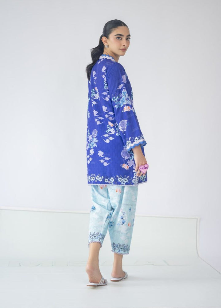 Misaal by Ayesha Somaya Charmed Women Pret Lawn Silk Suits 2 Piece The Ocean - Casual Collection