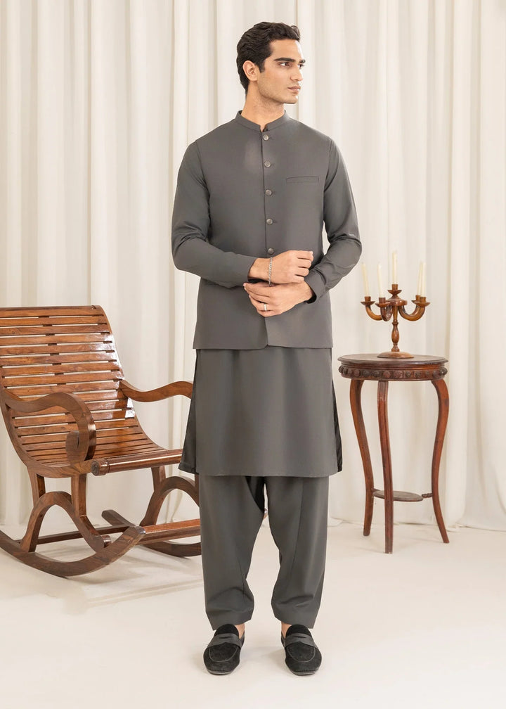 Shan-e-Buraq Mens Eastern Wash N Wear 3 Piece Nael - Formals Collection