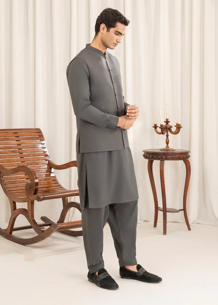 Shan-e-Buraq Mens Eastern Wash N Wear 3 Piece Nael - Formals Collection
