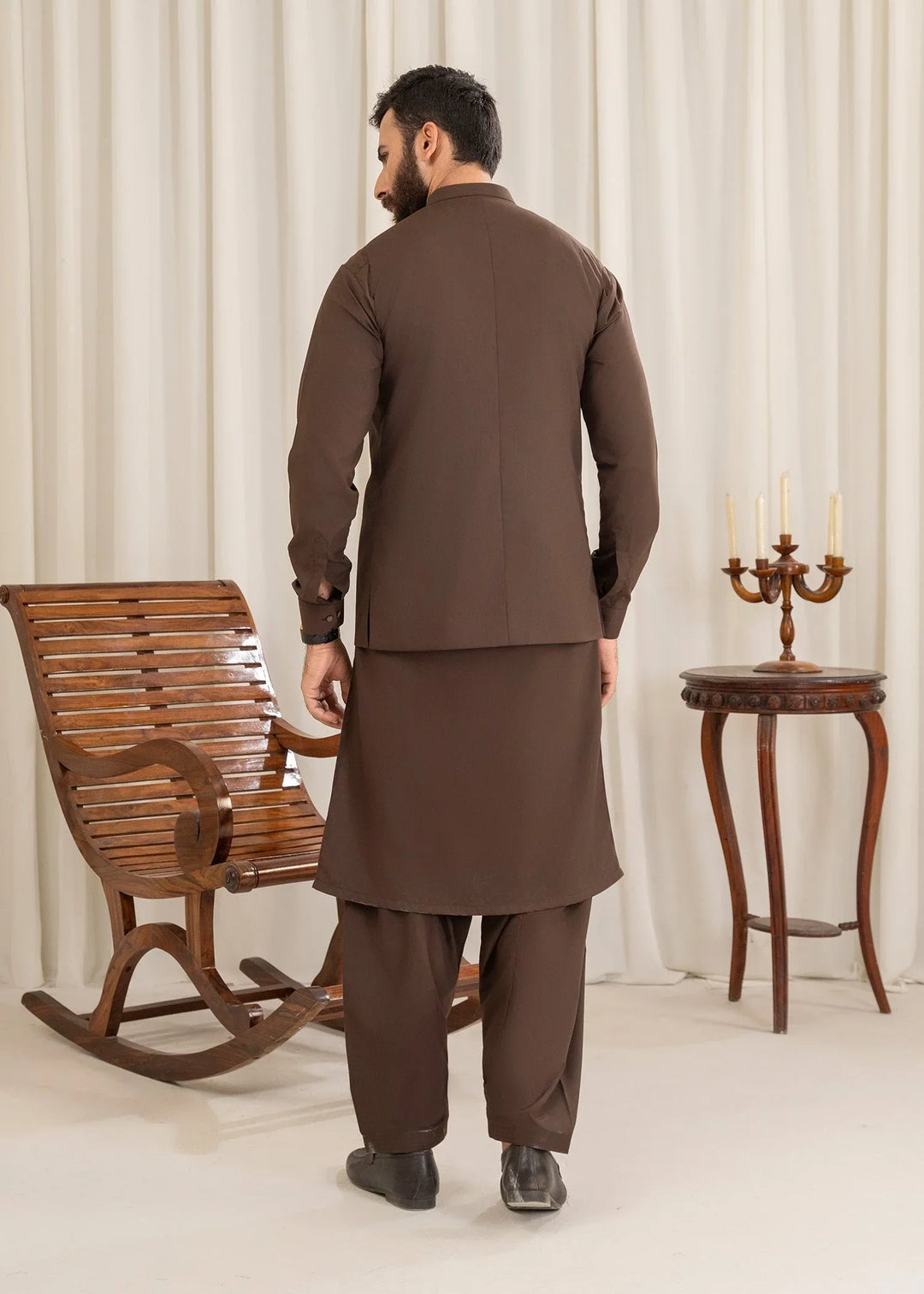 Shan-e-Buraq Mens Eastern Wash N Wear 3 Piece Zameer - Formals Collection