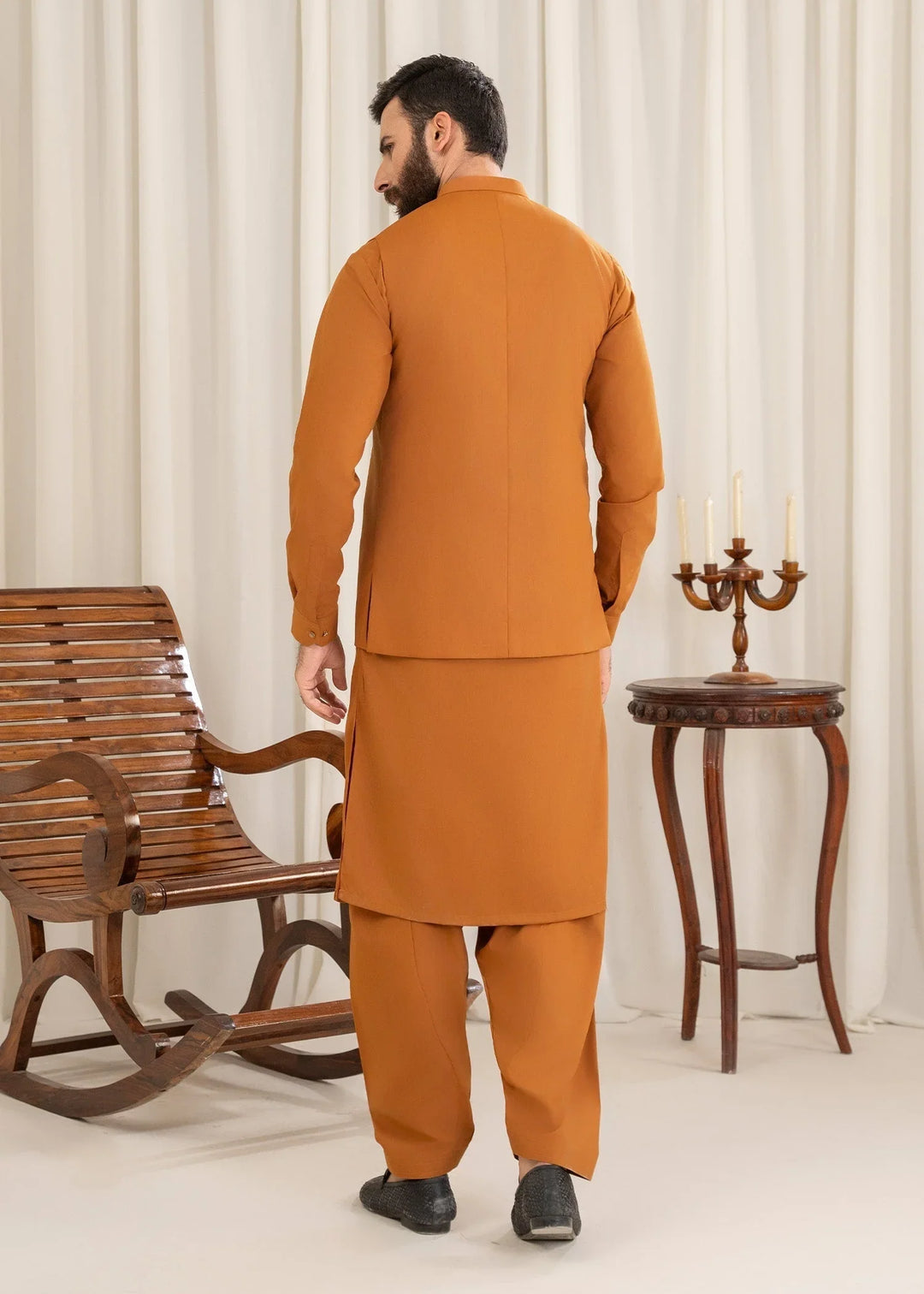 Shan-e-Buraq Mens Eastern Wash N Wear 3 Piece Tashfeen - Formals Collection