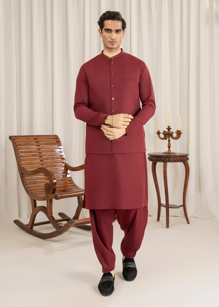 Shan-e-Buraq Mens Eastern Wash N Wear 3 Piece Maaz - Formals Collection