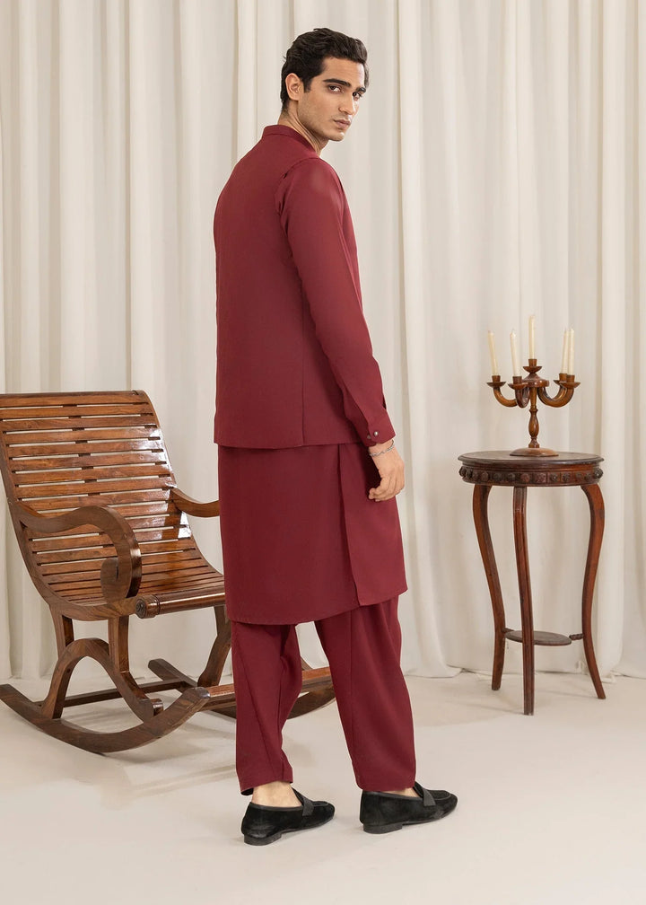 Shan-e-Buraq Mens Eastern Wash N Wear 3 Piece Maaz - Formals Collection