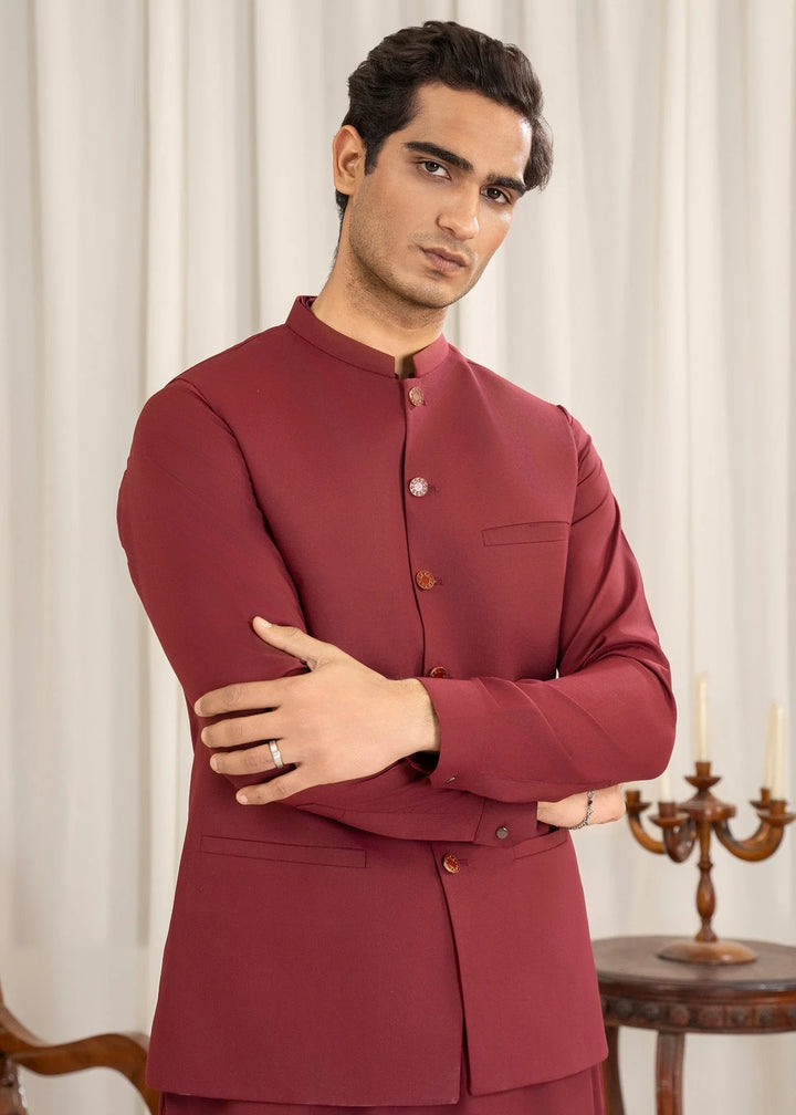 Shan-e-Buraq Mens Eastern Wash N Wear 3 Piece Maaz - Formals Collection