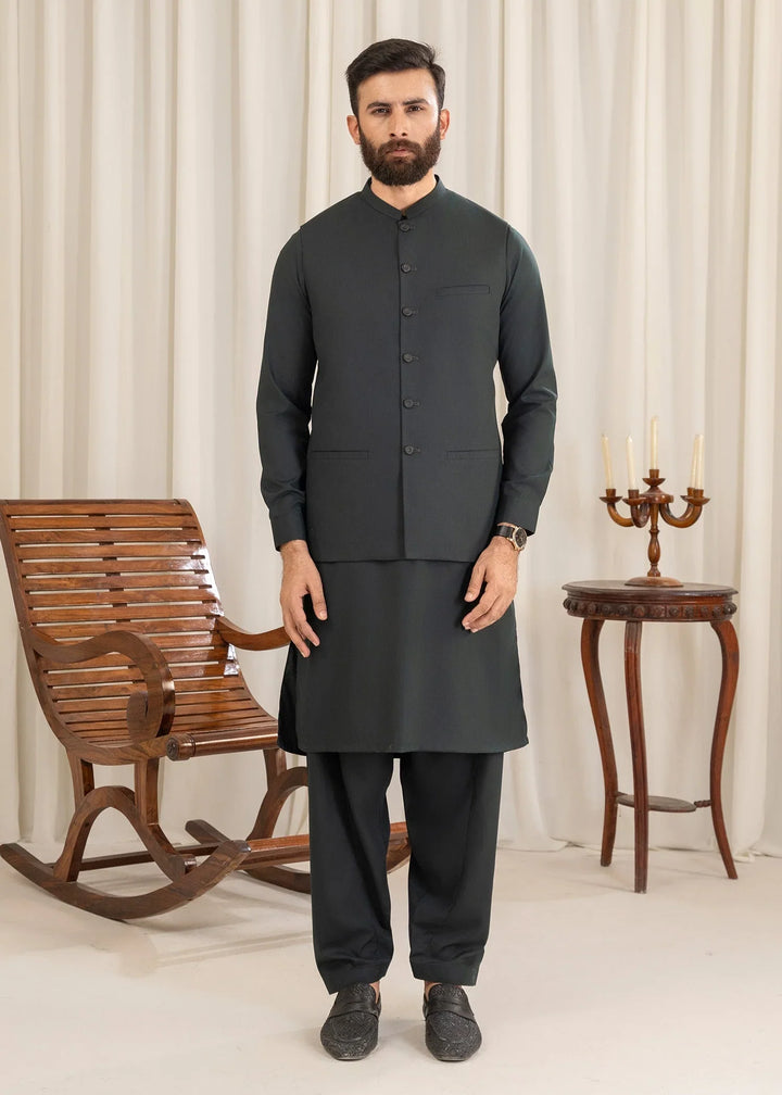 Shan-e-Buraq Mens Eastern Wash N Wear 3 Piece Rameel - Formals Collection