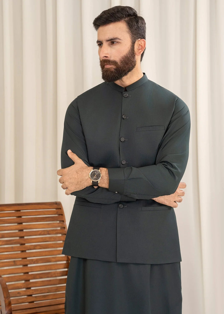 Shan-e-Buraq Mens Eastern Wash N Wear 3 Piece Rameel - Formals Collection
