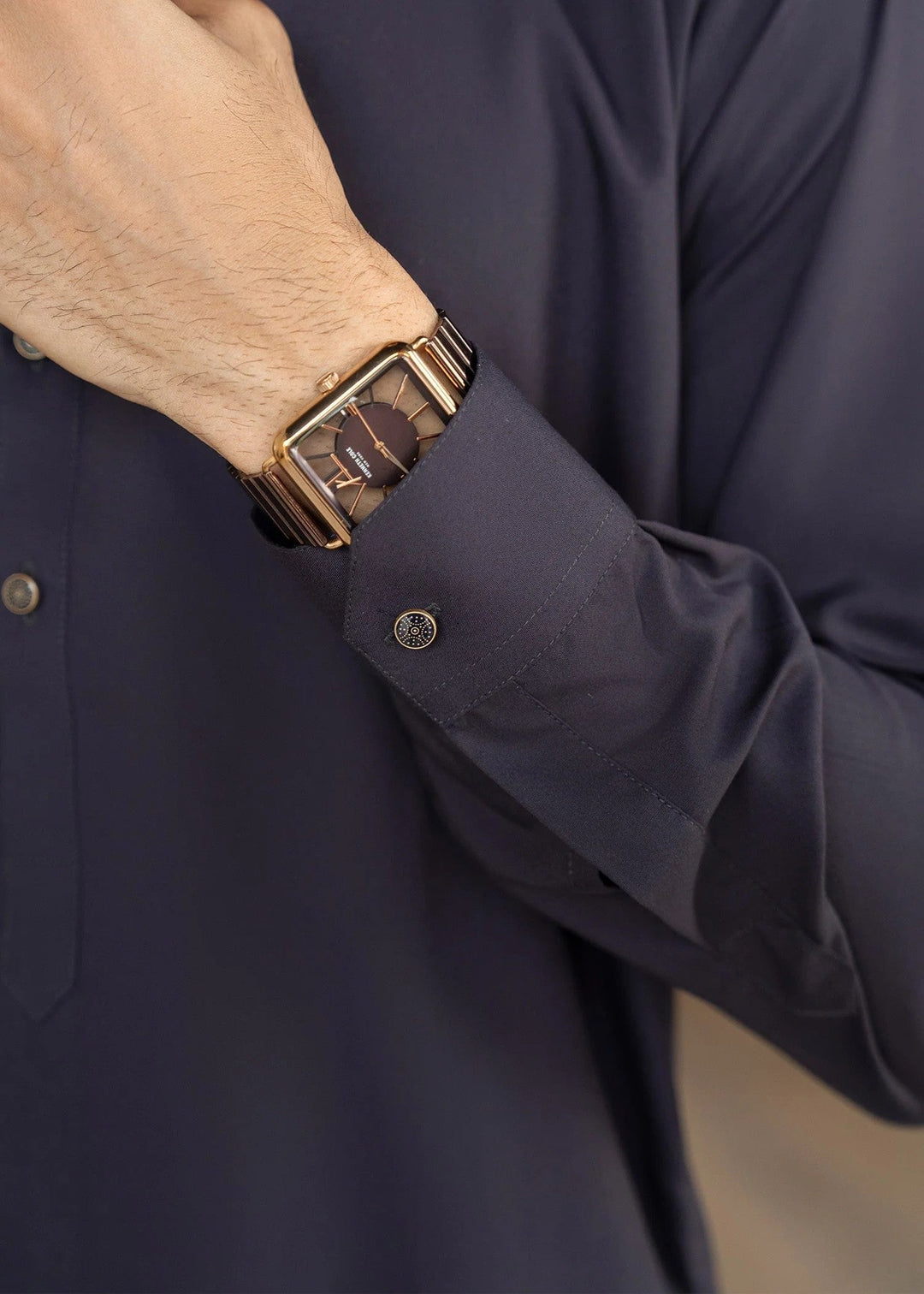 Shan-e-Buraq Mens Eastern Wash N Wear 3 Piece Agha - Formals Collection