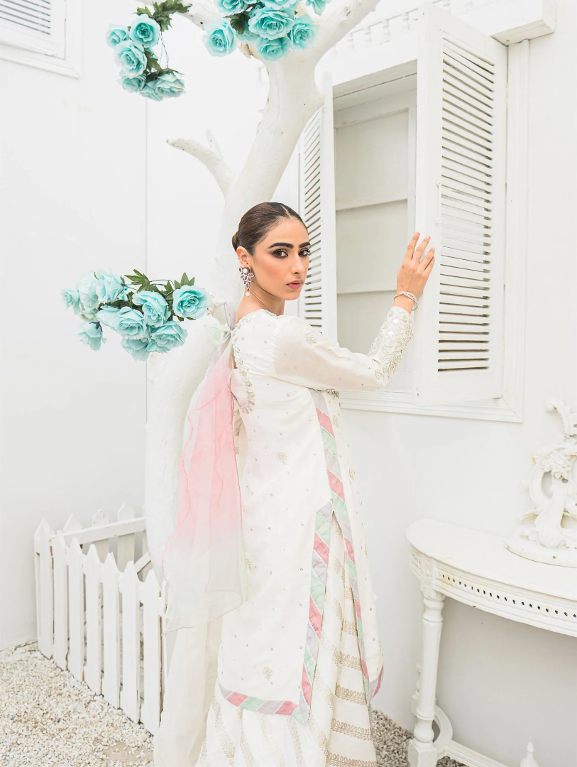 Luxe By Hues Atelier Women Pret 3 Piece Rania - Formals Collection