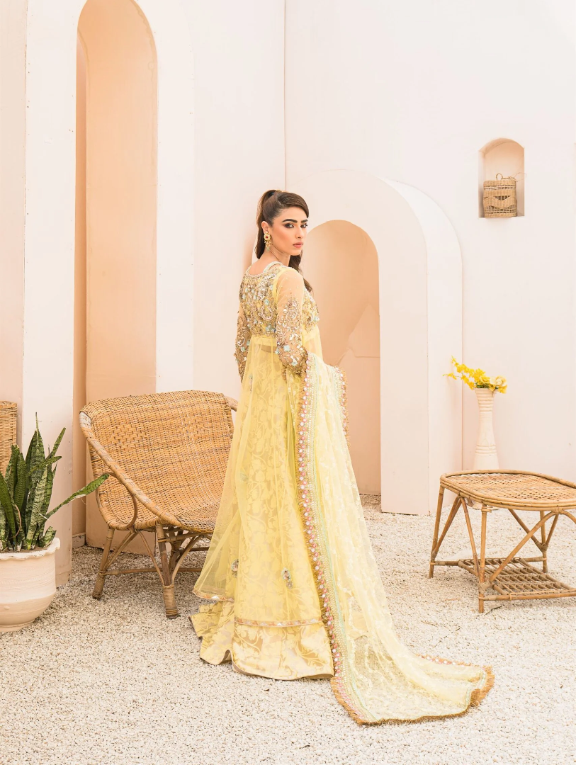 Luxe By Hues Atelier Women Pret 3 Piece Hennah - Formals Collection
