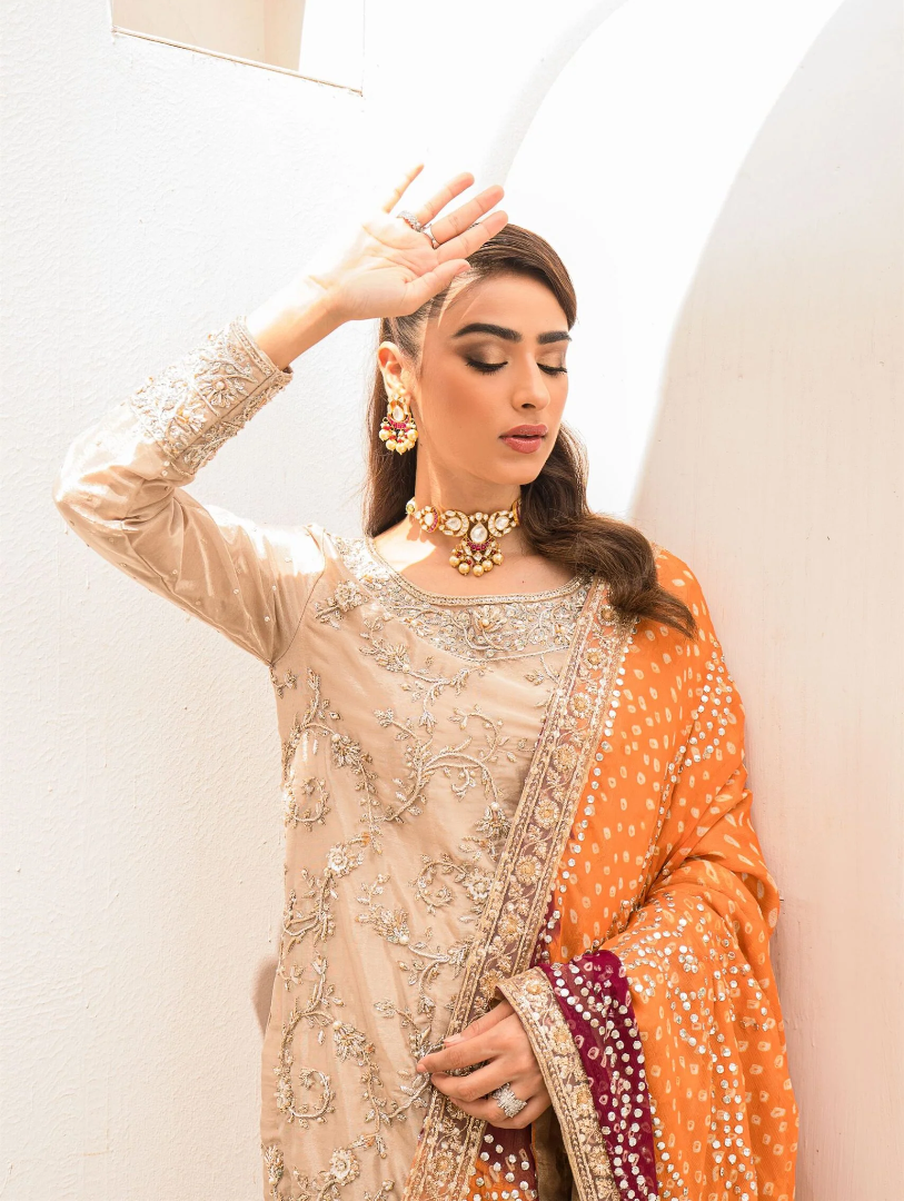 Luxe By Hues Atelier Women Pret 3 Piece Norah - Formals Collection