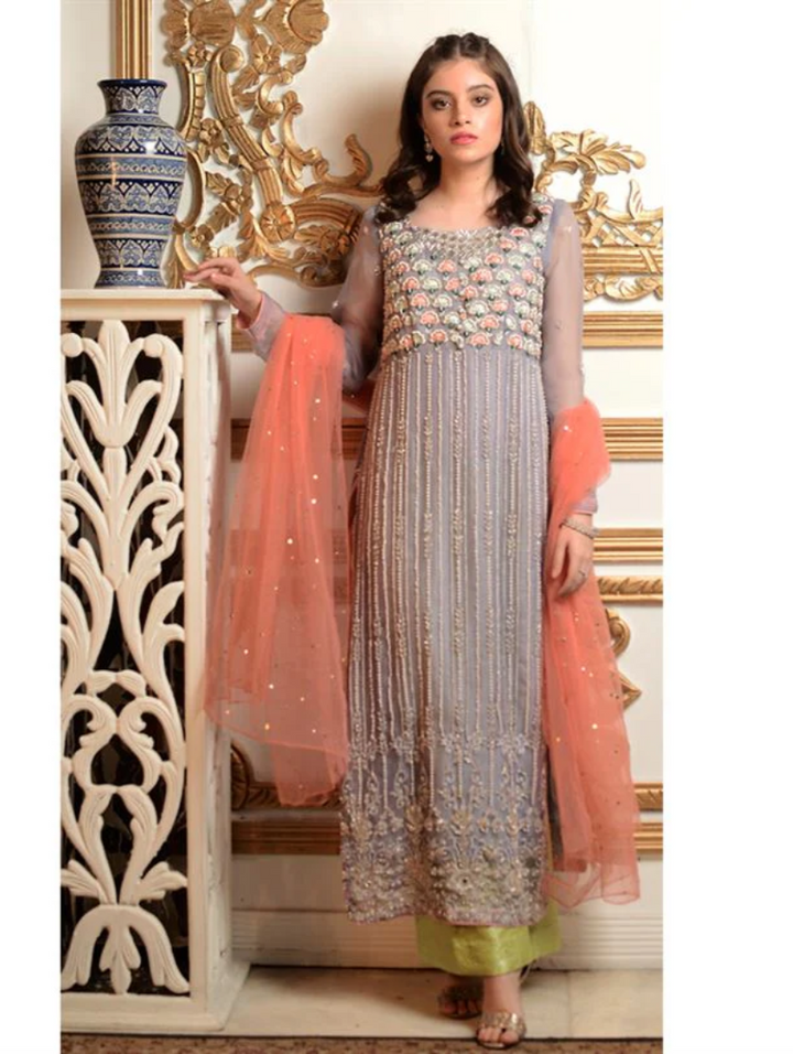 Luxe By Hues Atelier Women Pret 3 Piece Noor E Hues - Formals Collection
