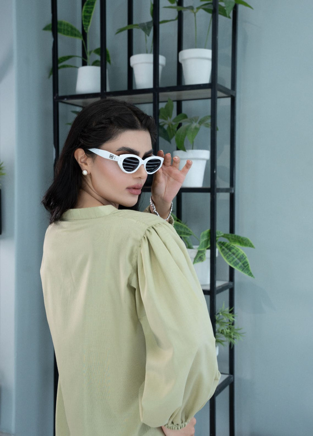 Evenmore by The Slay Wear Pret Tropical 2 Piece Greenscape - Formals Collection