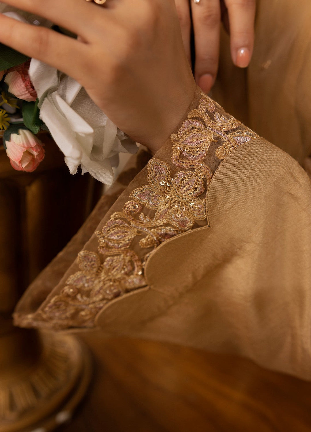 Style Nova by Tessa Pret 3 Piece Raw Silk Nyra - Festive Collection