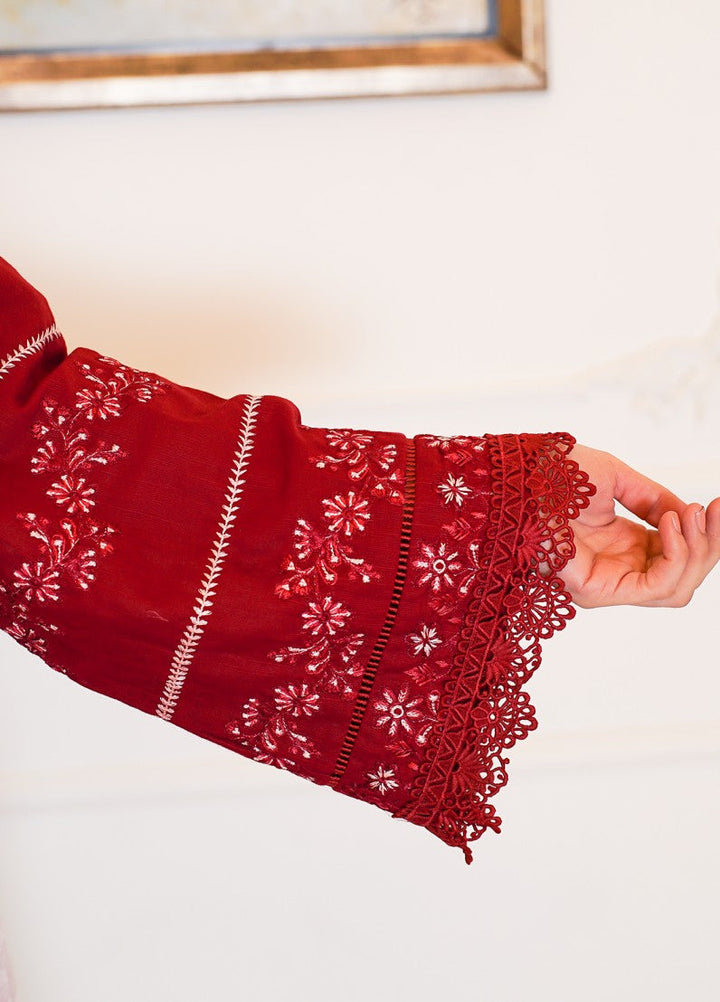 Zyna Unstitched Embroidered Khaddar 3 Piece Rhea - Winter Collection