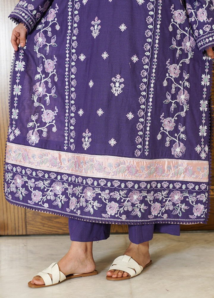 Zyna Unstitched Embroidered Khaddar 3 Piece Vira - Winter Collection