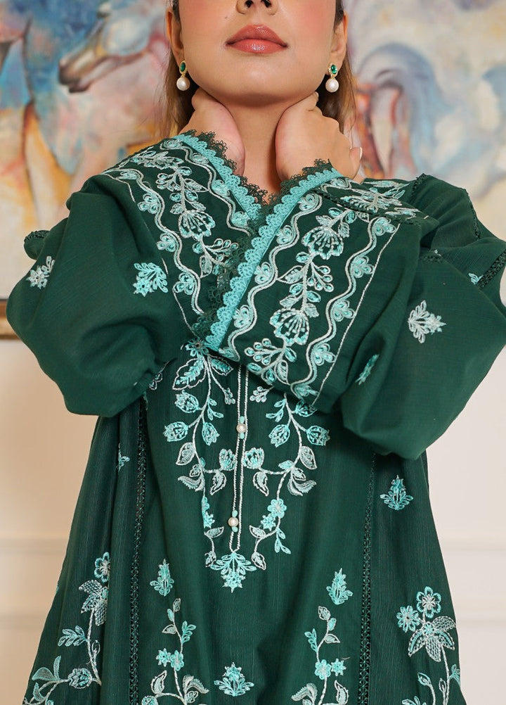 Zyna Unstitched Embroidered Khaddar 3 Piece Silva - Winter Collection