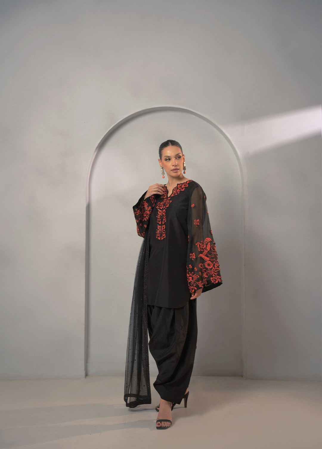 Dilkash by Fozia Khalid Pret 3 Piece Sheesha Silk Ayra - Festive Collection