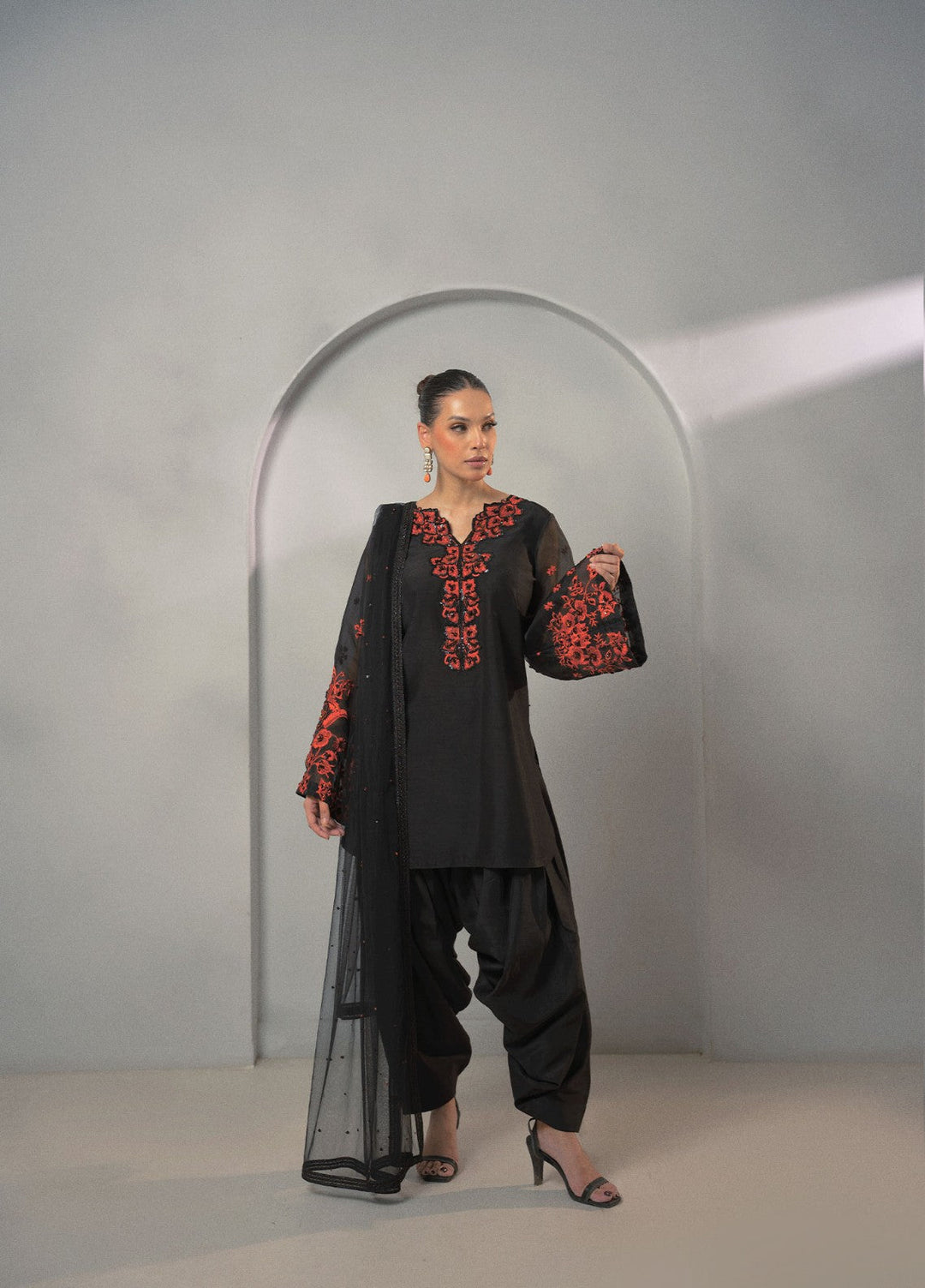 Dilkash by Fozia Khalid Pret 3 Piece Sheesha Silk Ayra - Festive Collection