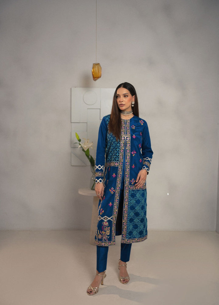 Dilkash by Fozia Khalid Pret 3 Piece Sheesha Silk Laraib - Festive Collection