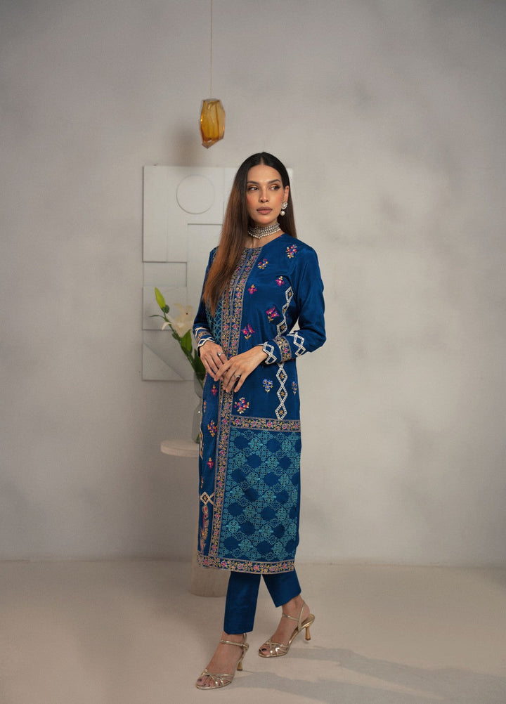 Dilkash by Fozia Khalid Pret 3 Piece Sheesha Silk Laraib - Festive Collection