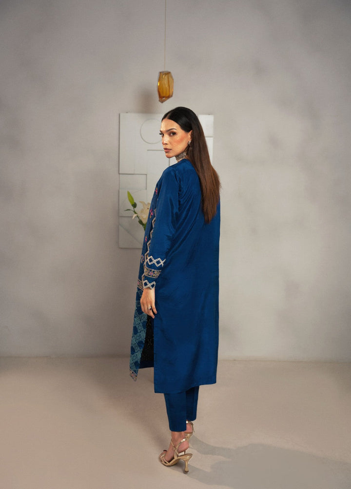 Dilkash by Fozia Khalid Pret 3 Piece Sheesha Silk Laraib - Festive Collection