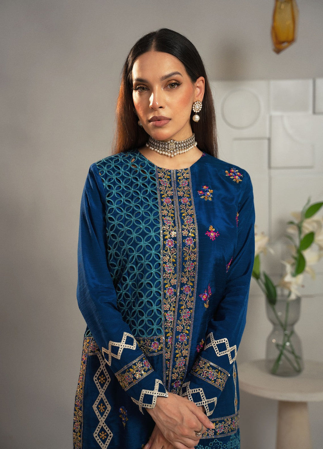 Dilkash by Fozia Khalid Pret 3 Piece Sheesha Silk Laraib - Festive Collection