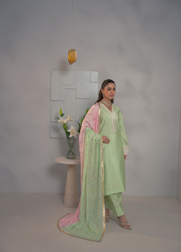 Dilkash by Fozia Khalid Pret 3 Piece Sheesha Silk Alaya - Festive Collection
