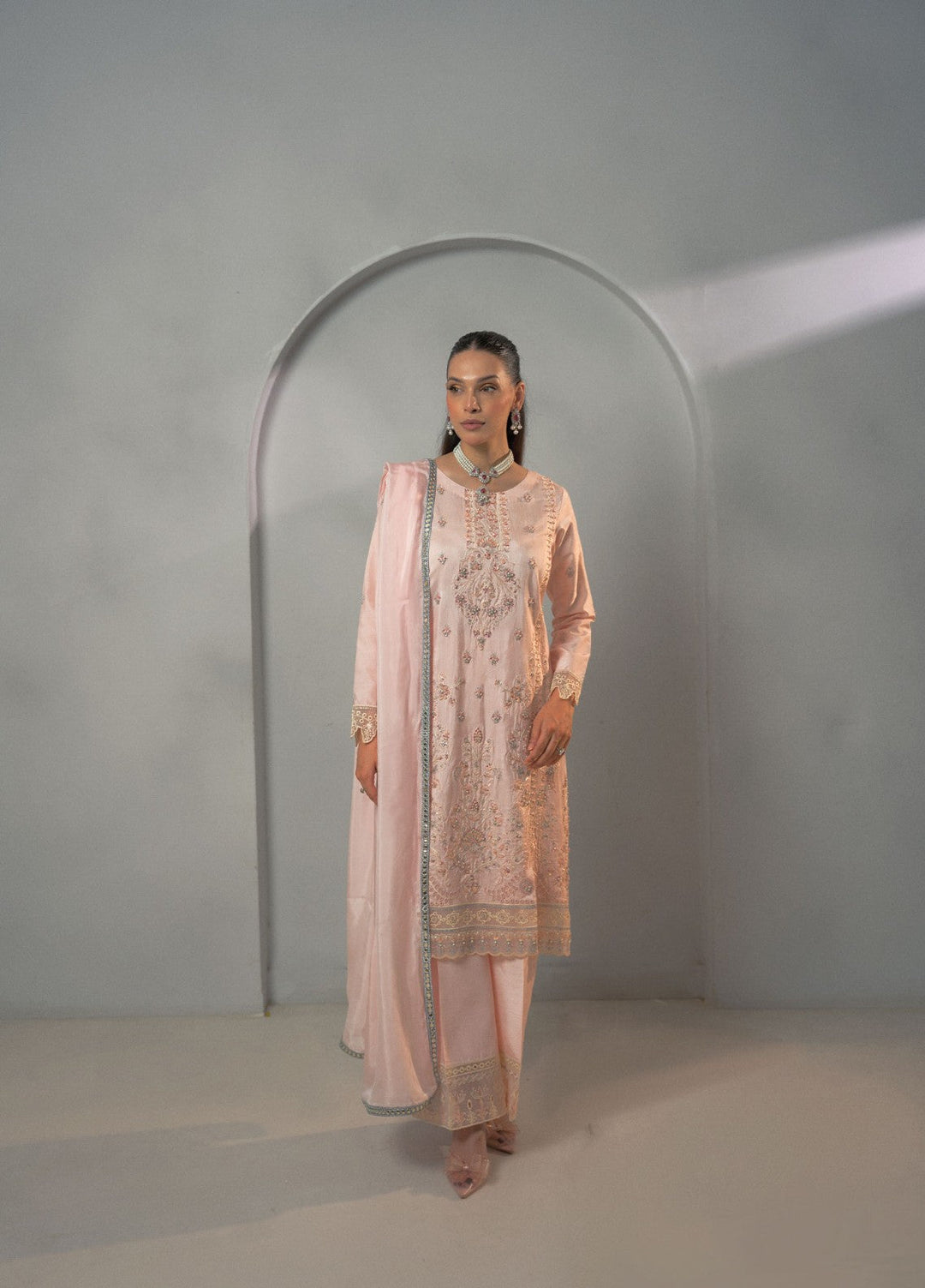 Dilkash by Fozia Khalid Pret 3 Piece Sheesha Silk Miraa - Festive Collection
