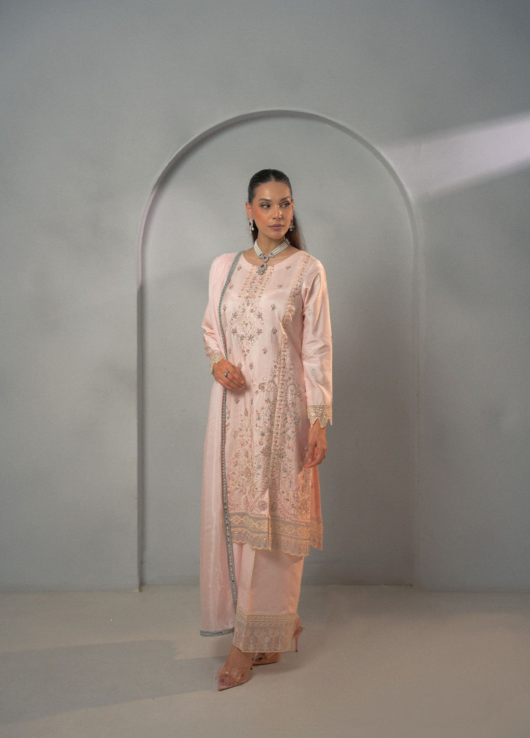 Dilkash by Fozia Khalid Pret 3 Piece Sheesha Silk Miraa - Festive Collection