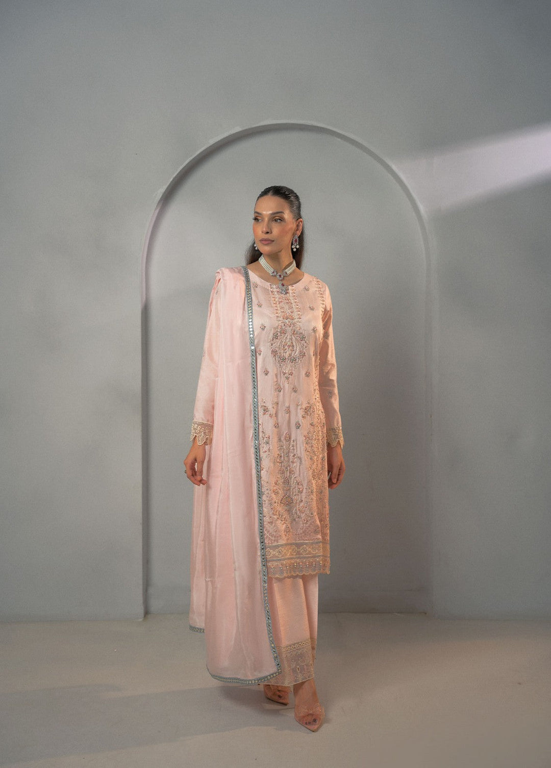 Dilkash by Fozia Khalid Pret 3 Piece Sheesha Silk Miraa - Festive Collection