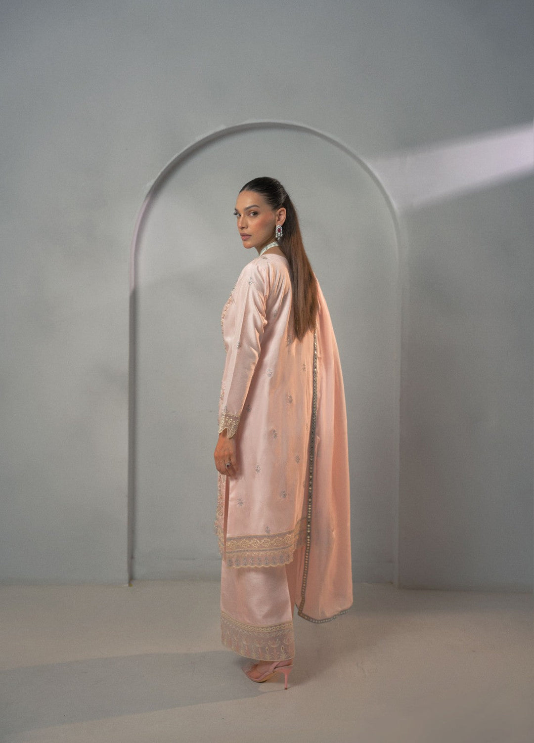 Dilkash by Fozia Khalid Pret 3 Piece Sheesha Silk Miraa - Festive Collection