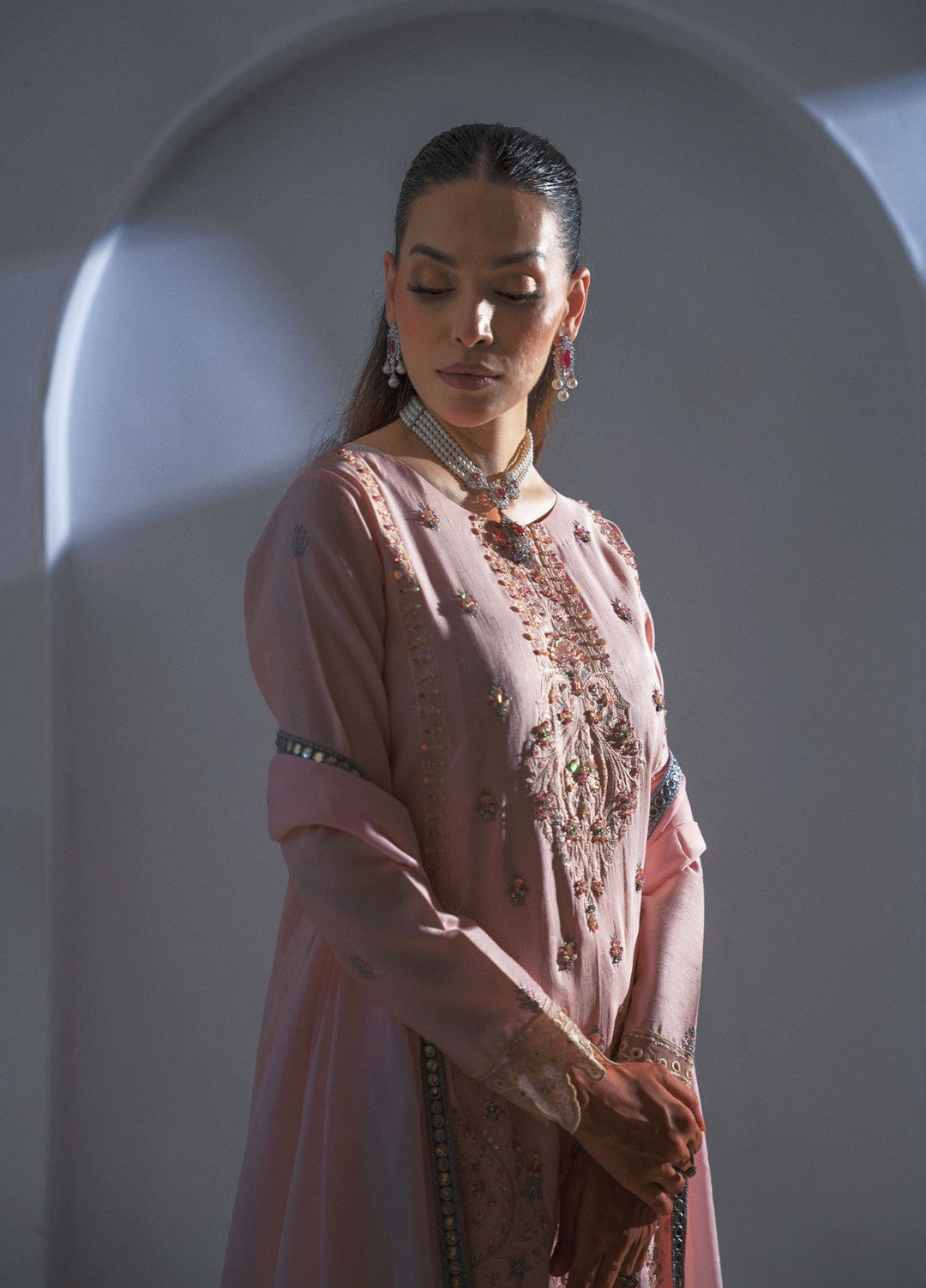 Dilkash by Fozia Khalid Pret 3 Piece Sheesha Silk Miraa - Festive Collection