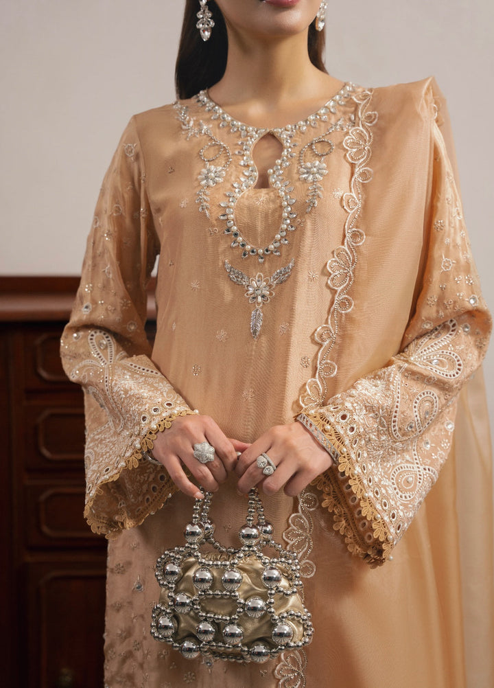 Amelia by Scherezade Women Pret Luxury Ramen Silk 3 Piece Coco - Festive Collection