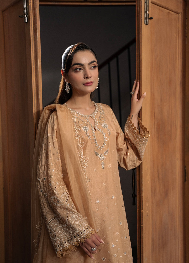 Amelia by Scherezade Women Pret Luxury Ramen Silk 3 Piece Coco - Festive Collection