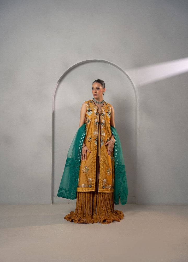 Dilkash by Fozia Khalid Pret 4 Piece Sheesha Silk Mehr - Festive Collection