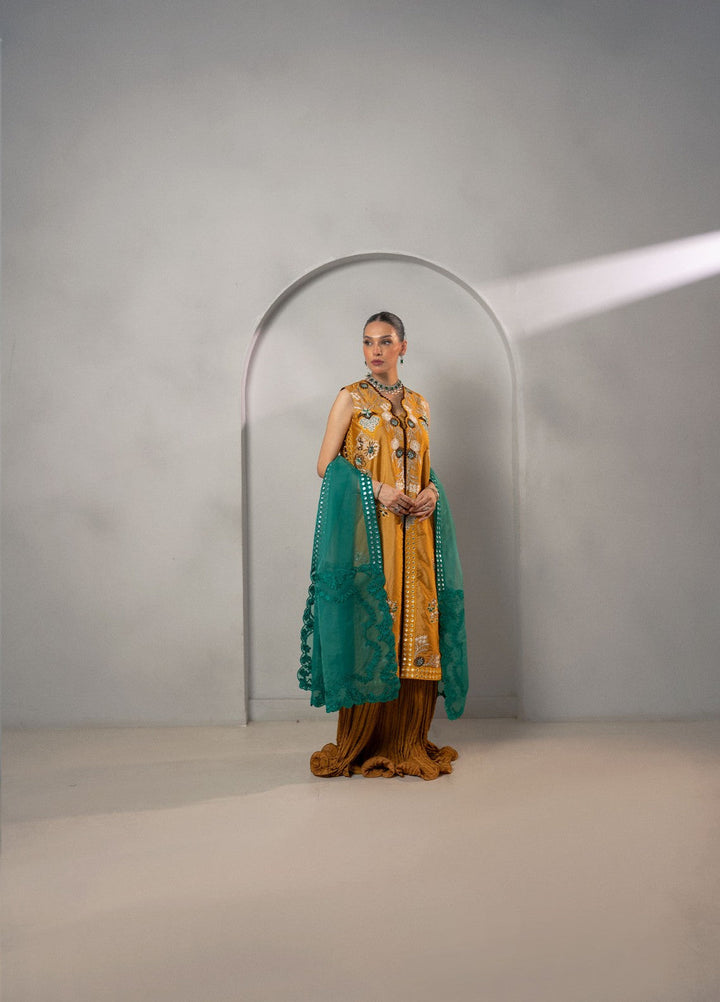 Dilkash by Fozia Khalid Pret 4 Piece Sheesha Silk Mehr - Festive Collection