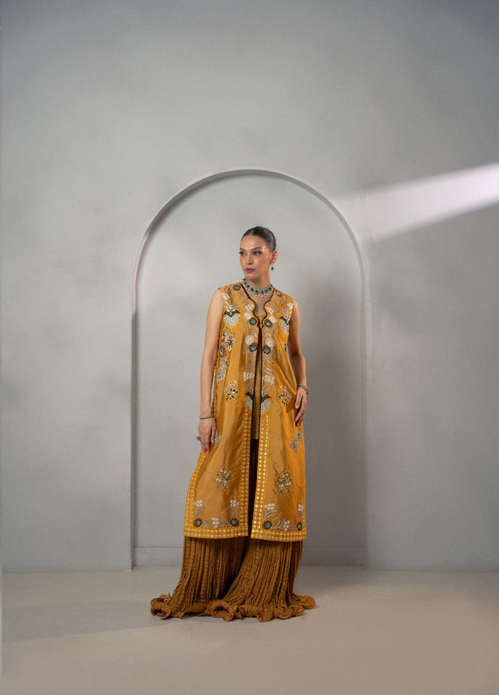 Dilkash by Fozia Khalid Pret 4 Piece Sheesha Silk Mehr - Festive Collection