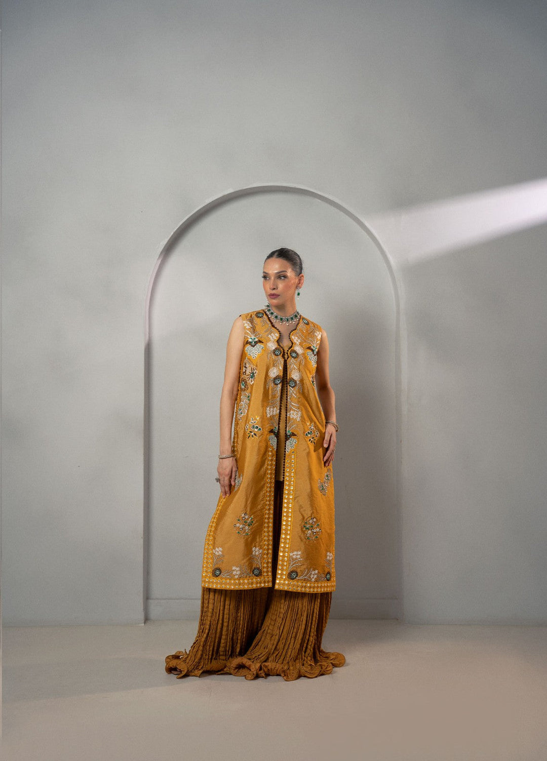 Dilkash by Fozia Khalid Pret 4 Piece Sheesha Silk Mehr - Festive Collection