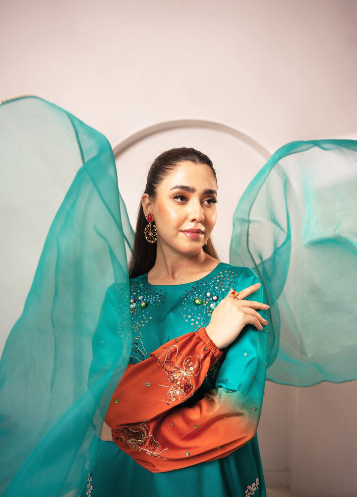 Dilkash by Fozia Khalid Pret 3 Piece Sheesha Silk Nawal - Festive Collection