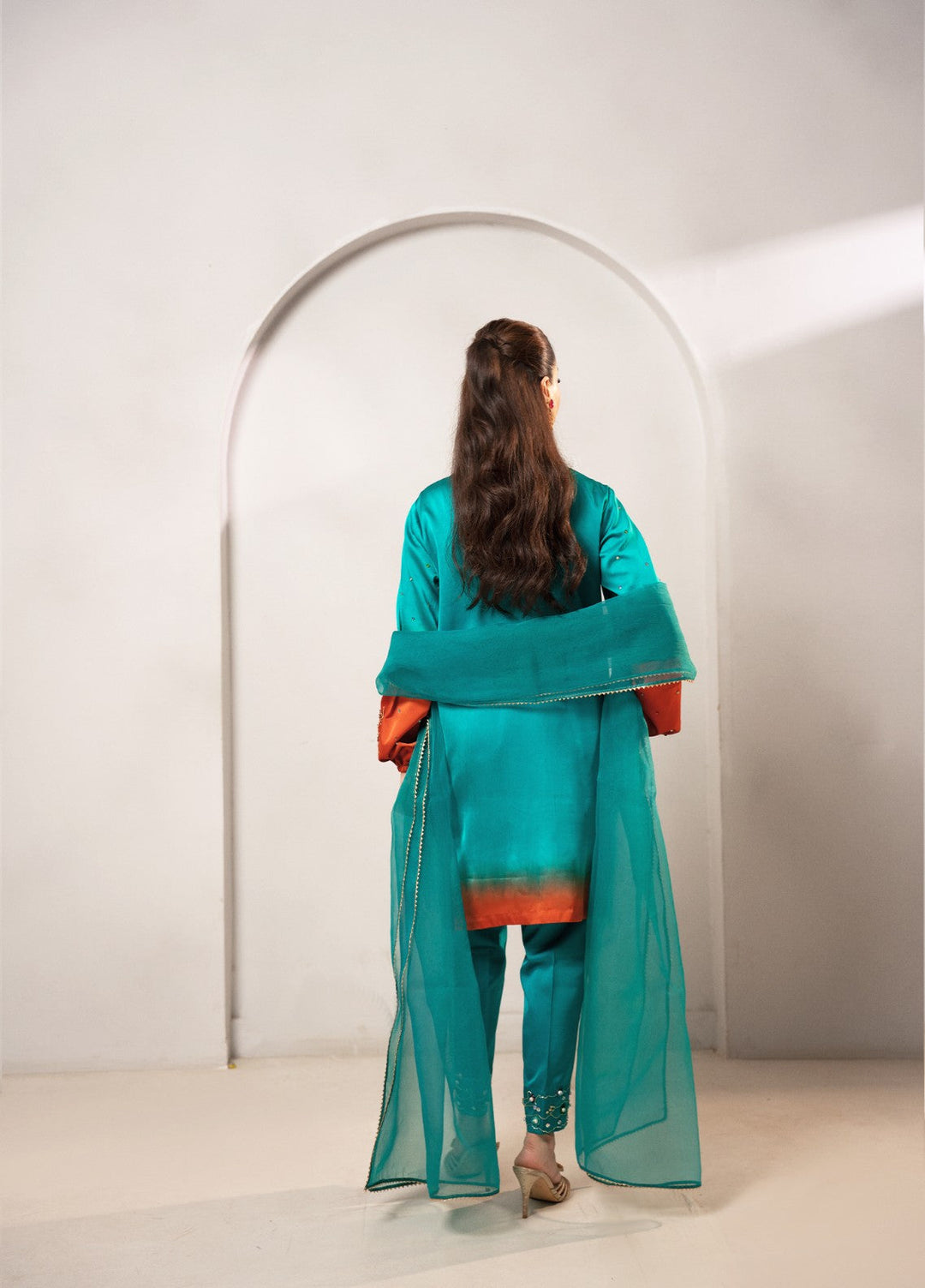 Dilkash by Fozia Khalid Pret 3 Piece Sheesha Silk Nawal - Festive Collection