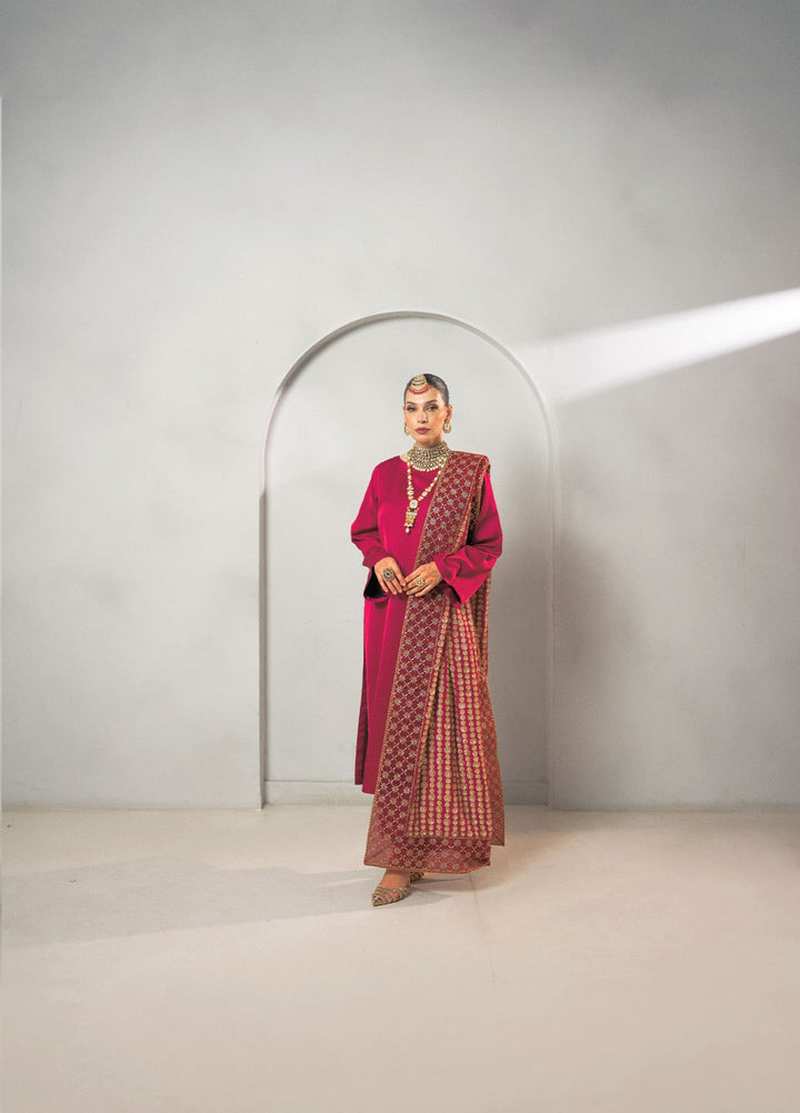 Dilkash by Fozia Khalid Pret 3 Piece Shamooz Silk Gullbahar - Festive Collection