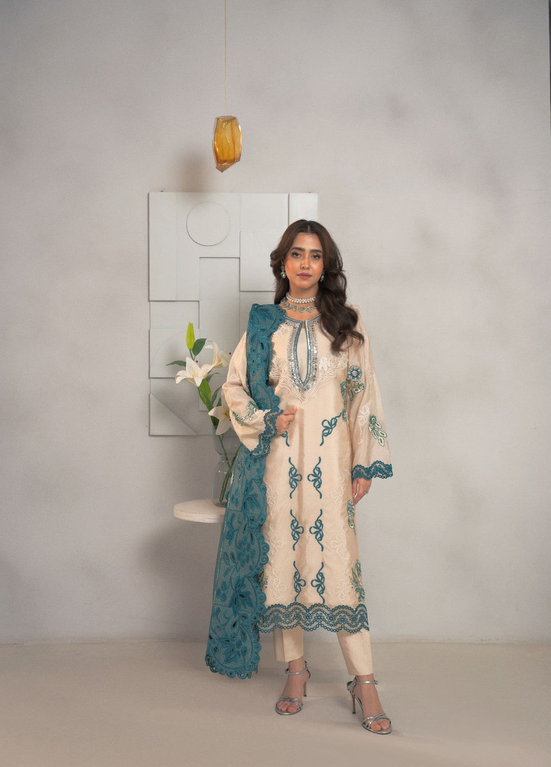 Dilkash by Fozia Khalid Pret 3 Piece Sheesha Silk Rameen - Festive Collection