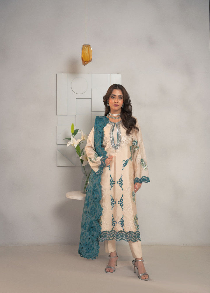 Dilkash by Fozia Khalid Pret 3 Piece Sheesha Silk Rameen - Festive Collection