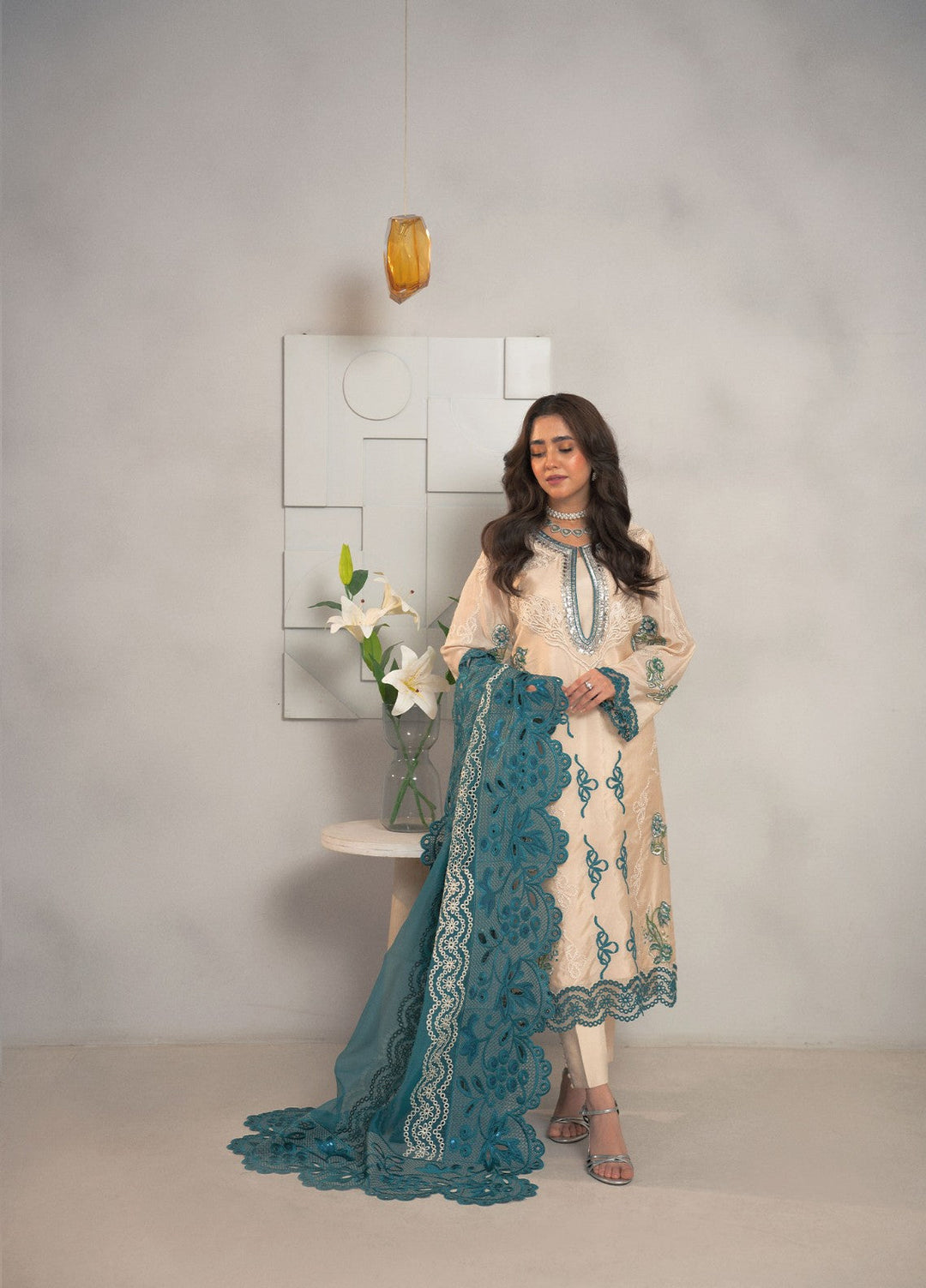 Dilkash by Fozia Khalid Pret 3 Piece Sheesha Silk Rameen - Festive Collection